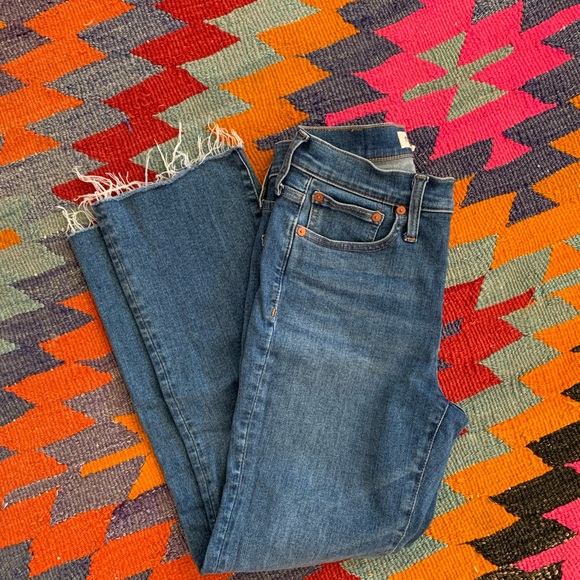 Madewell Cali Boot Denim Halstead Wash - Picture 2 of 9